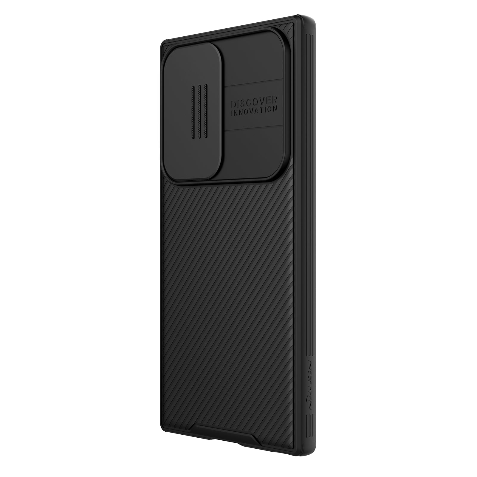 NILLKIN CamShield Pro Magnetic Case for Samsung Galaxy S23 Ultra PC+TPU Phone Cover with Camera Slide Lid - Black