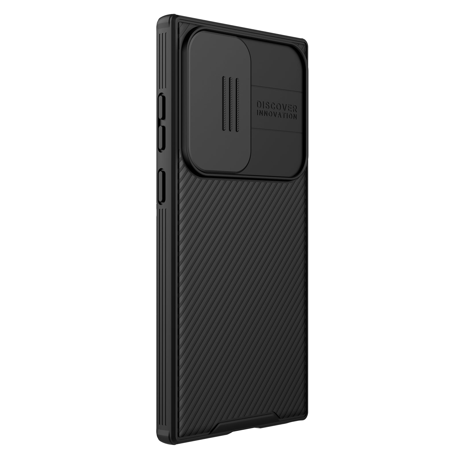 NILLKIN CamShield Pro Magnetic Case for Samsung Galaxy S23 Ultra PC+TPU Phone Cover with Camera Slide Lid - Black