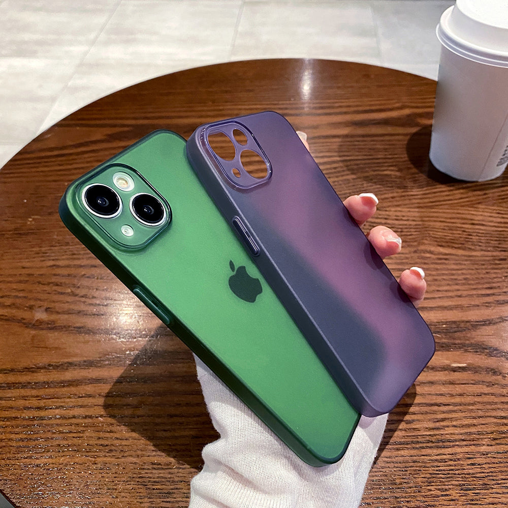 For iPhone 13 6.1 inch Thin Matte TPU Phone Case Precise Cutout Camera Protection Back Cover