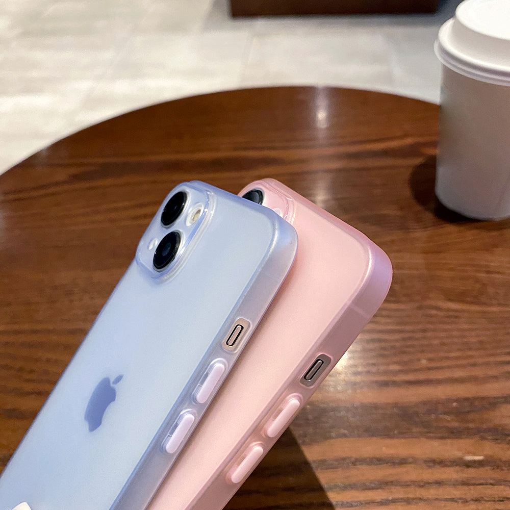 For iPhone 14 Ultra-Thin Matte Finish Phone Case Precise Cutout TPU Phone Cover