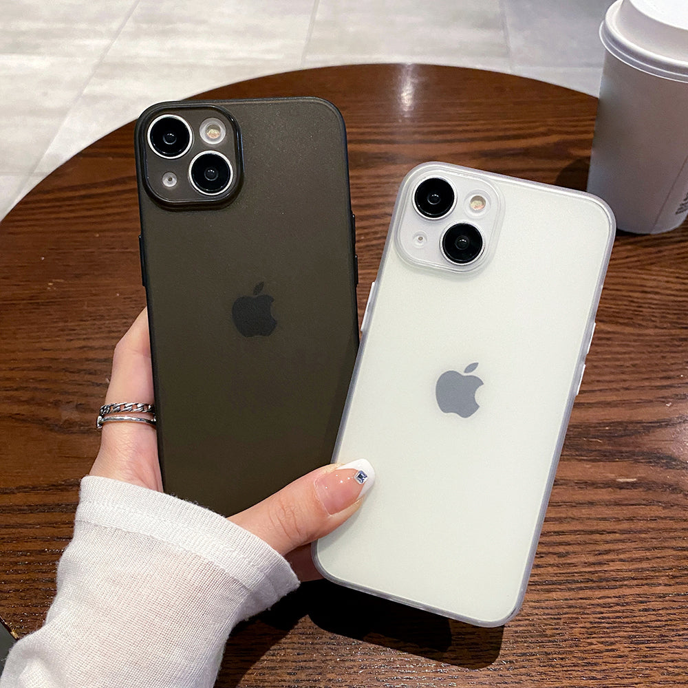 For iPhone 14 Ultra-Thin Matte Finish Phone Case Precise Cutout TPU Phone Cover