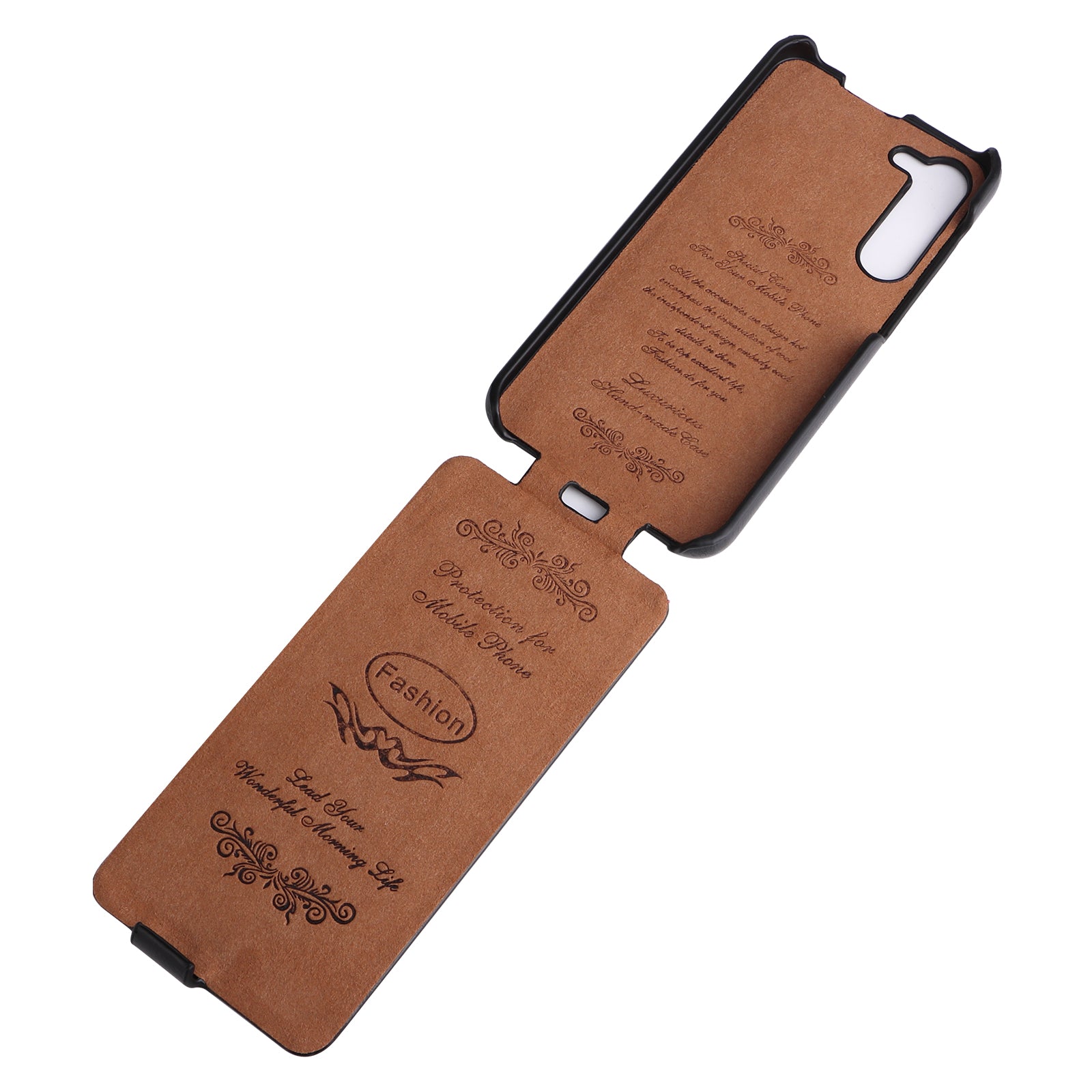 Pro Samsung Galaxy S23 Crazy Horse Texture Phone Shell Vertical Flip Cover PU kožené pouzdro na PC