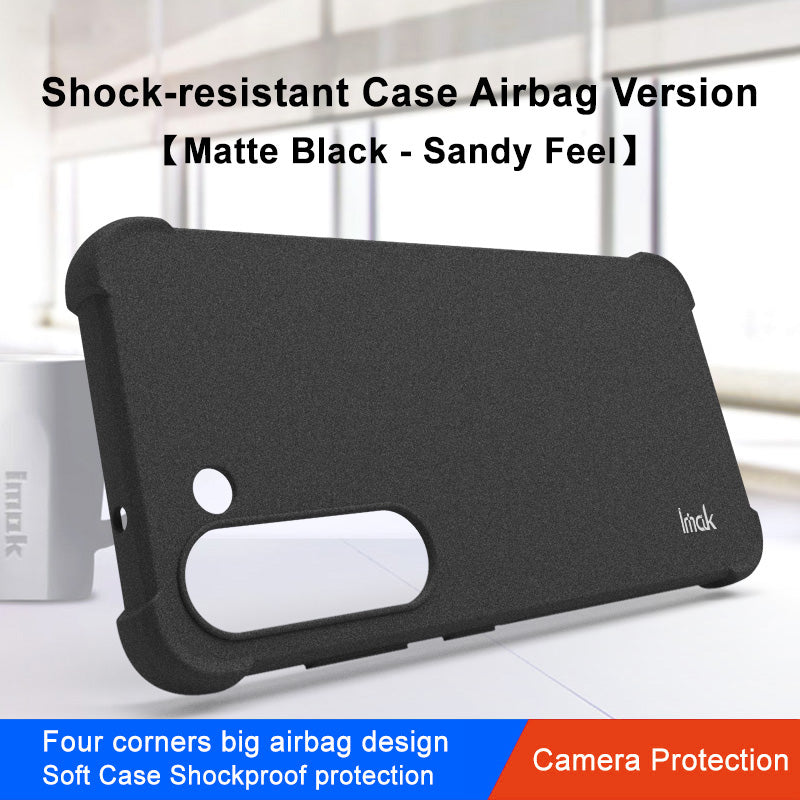 IMAK Mobile Phone Shell for Samsung Galaxy S23 Anti-Drop Four Corners Airbag TPU Matte Phone Case Cover