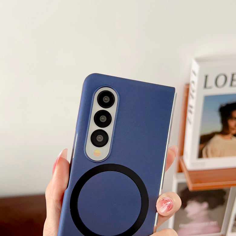 Pro Samsung Galaxy Z Fold3 5G dotykový kryt na telefon Hard PC Case kompatibilní s MagSafe