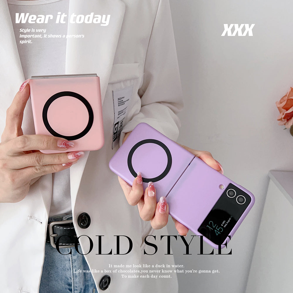 Kryt na telefon pro Samsung Galaxy Z Flip3 5G dotykový pevný PC kryt kompatibilní s MagSafe