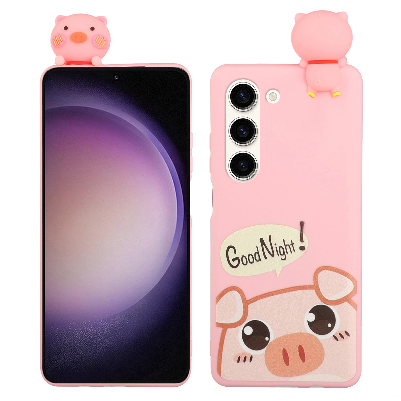 For Samsung Galaxy S23 Cell Phone Case 3D Animal Figure TPU Silicone Cartoon Pattern Phone Cover