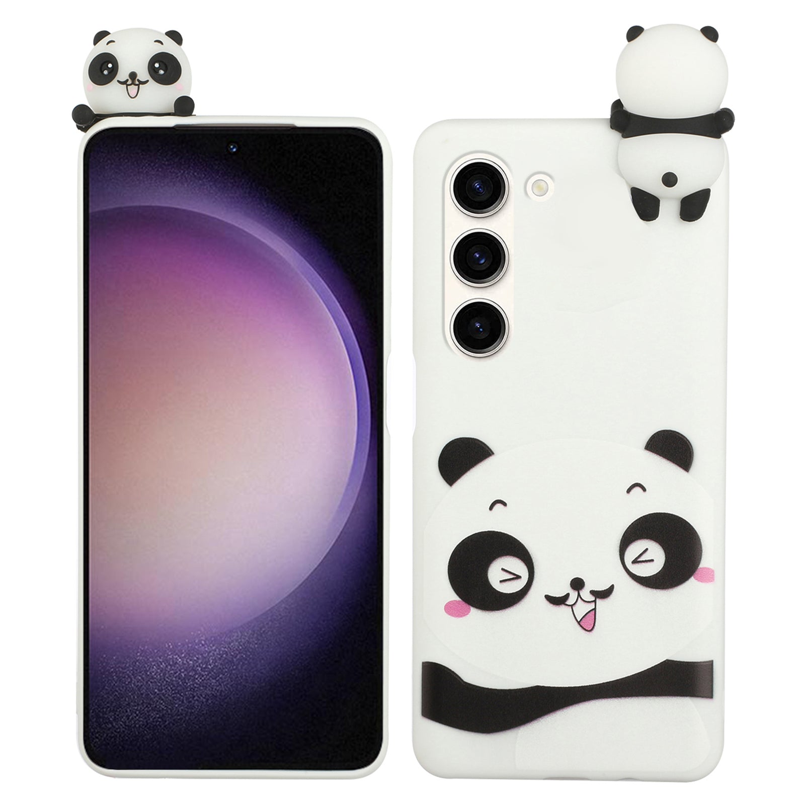 For Samsung Galaxy S23 Cell Phone Case 3D Animal Figure TPU Silicone Cartoon Pattern Phone Cover