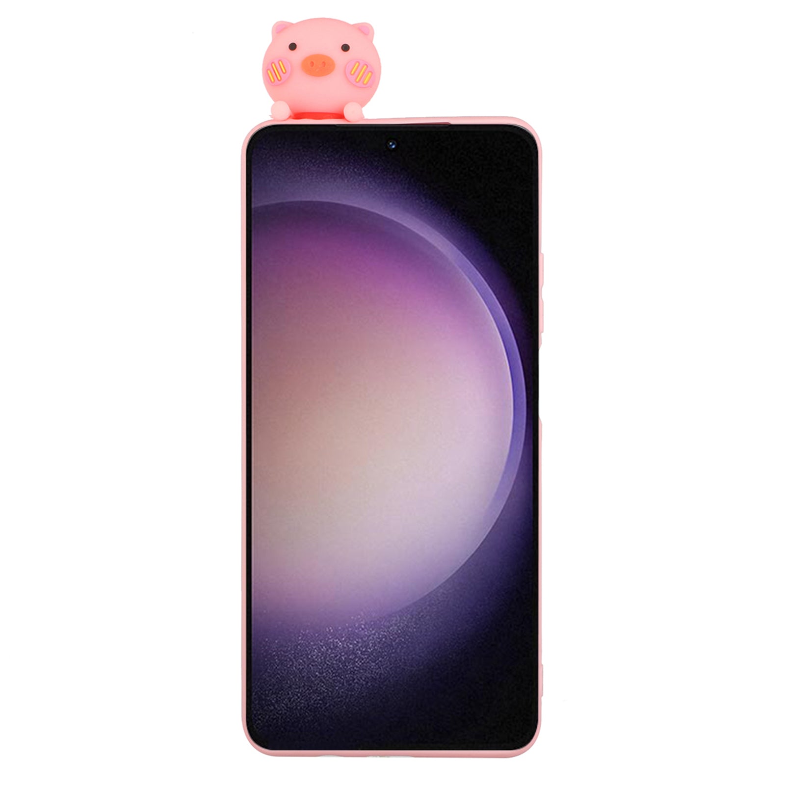 For Samsung Galaxy S23 Cartoon Phone Case 3D Animal Figure TPU Silicone Anti-drop Cover