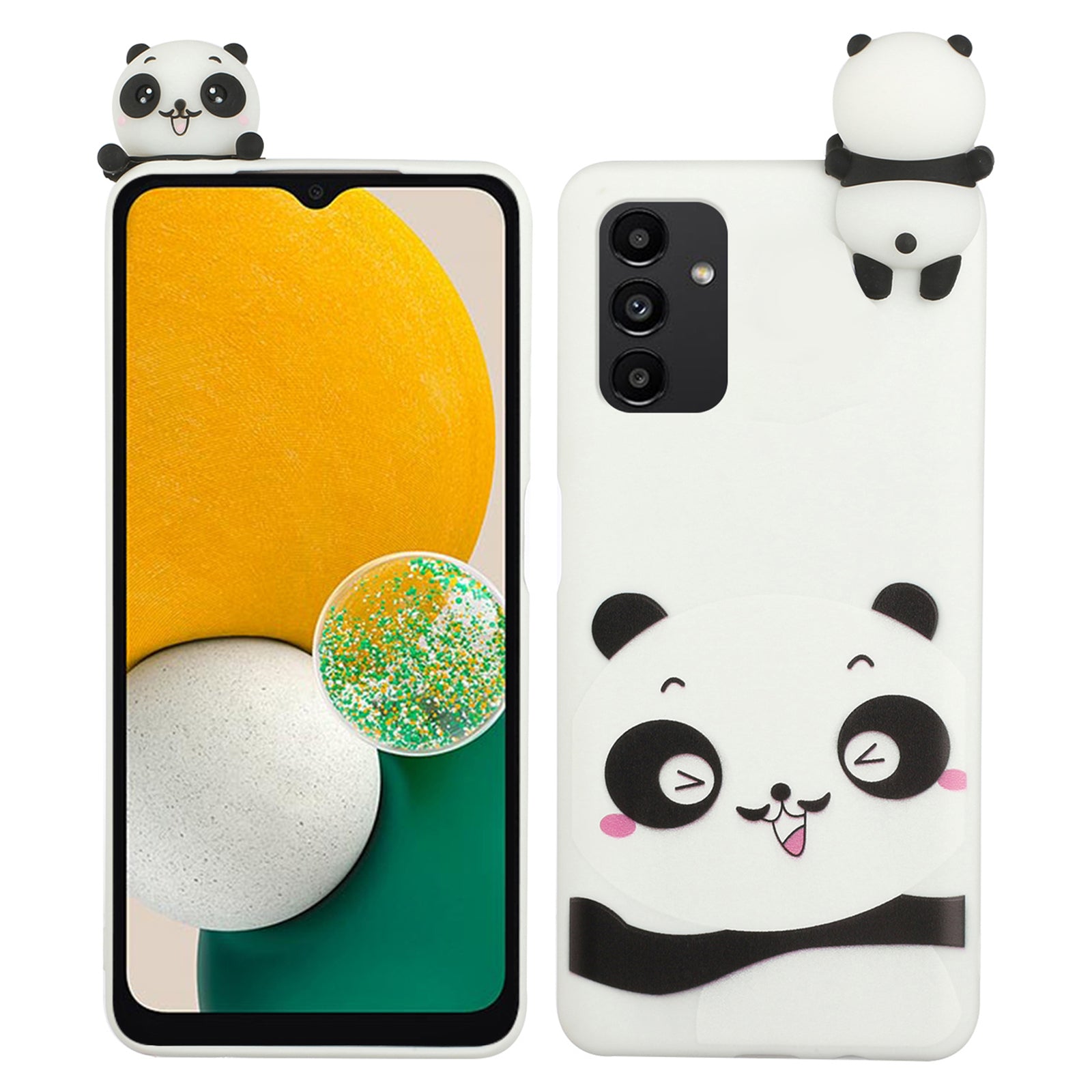 For Samsung Galaxy A14 5G Cartoon Pattern Phone Case 3D Animal Figure TPU Silicone Smartphone Cover