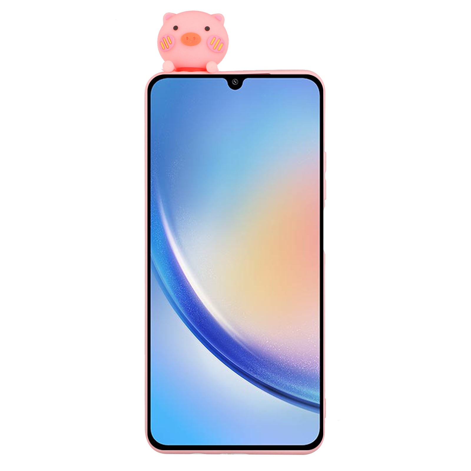 For Samsung Galaxy A34 5G Cartoon 3D Animal Figure Phone Case TPU Silicone Phone Cover