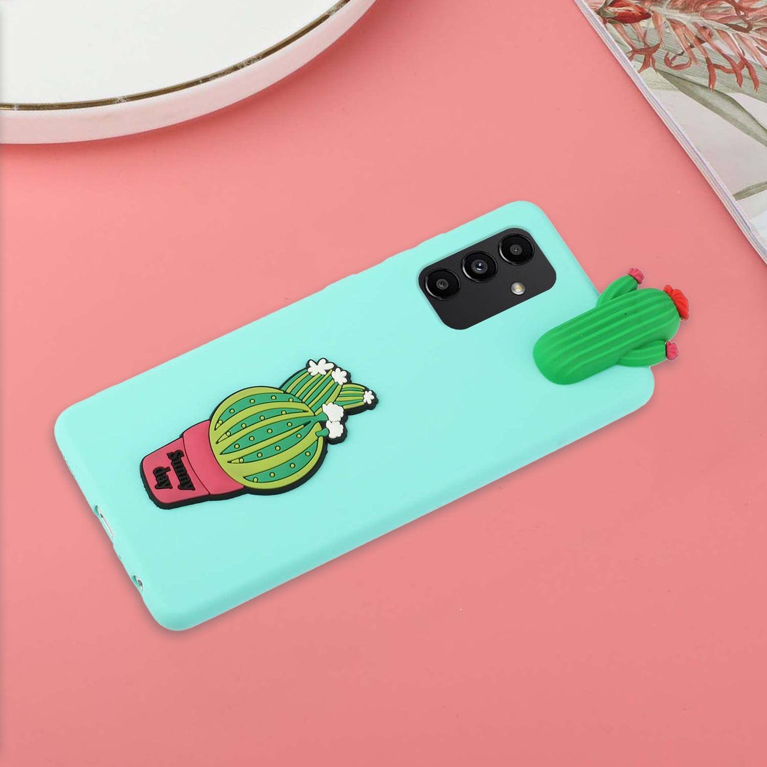 For Samsung Galaxy A14 5G Cartoon 3D Effect Phone Case Soft TPU Silicone Anti-Scratch Back Cover