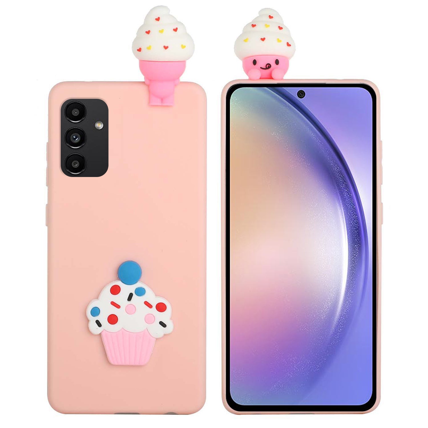 For Samsung Galaxy A54 5G Phone Case SZ 3D Figure Pattern Printed Protective Phone Cover