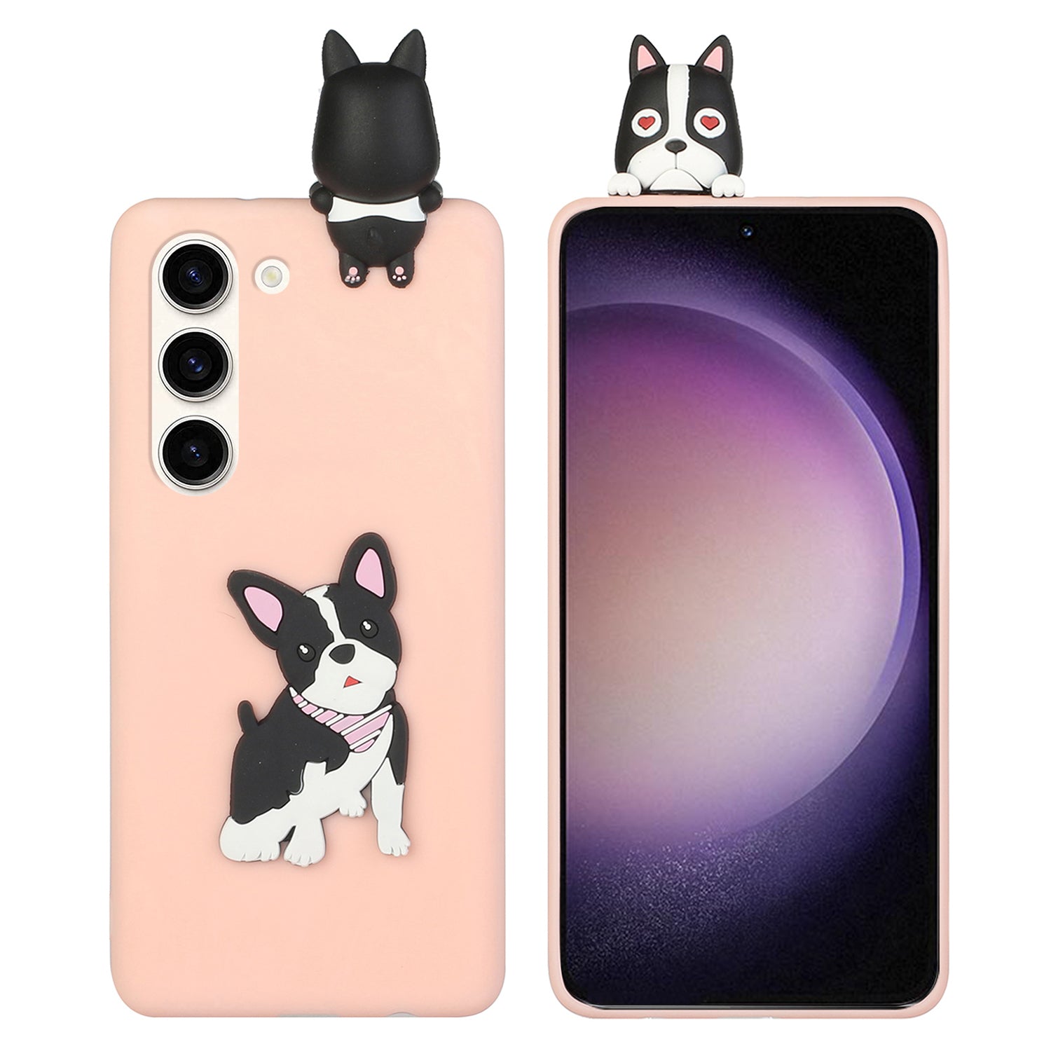 YX Series 3D Cute Cartoon Phone Case for Samsung Galaxy S23 TPU Silicone Shockproof Protection Cover