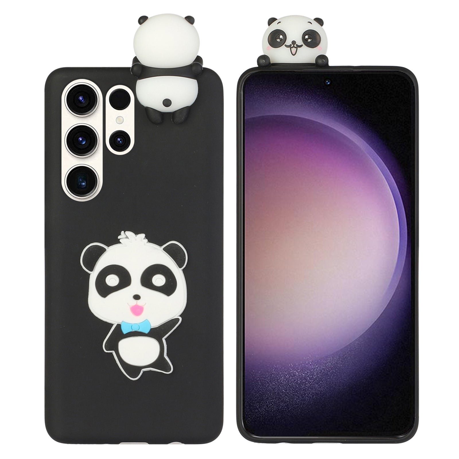 YX Series For Samsung Galaxy S23 Ultra Cute 3D Cartoon Character TPU Siliocne Phone Case Back Cover