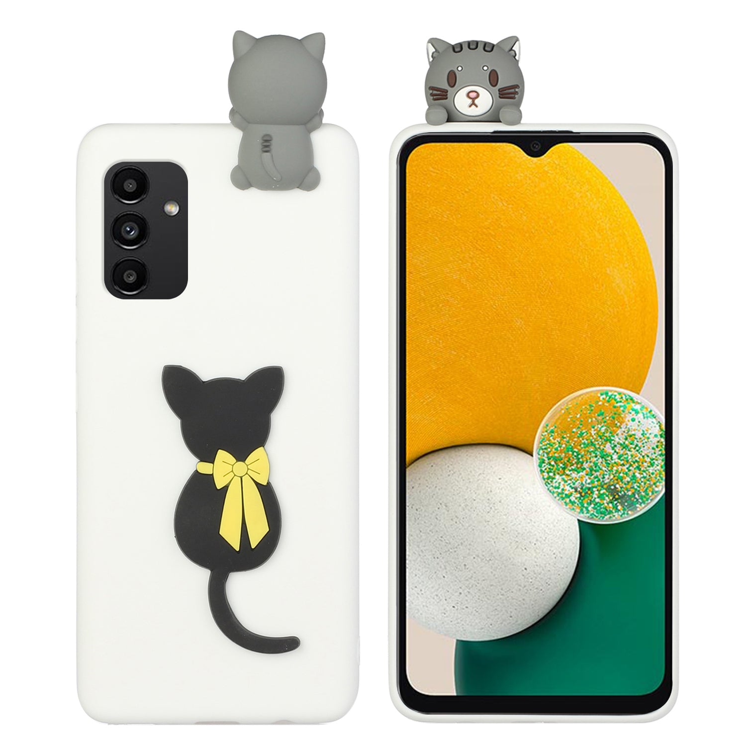 Řada YX pro Samsung Galaxy A14 4G / 5G TPU silikonový kryt Roztomilé pouzdro na telefon s 3D kreslenými postavičkami
