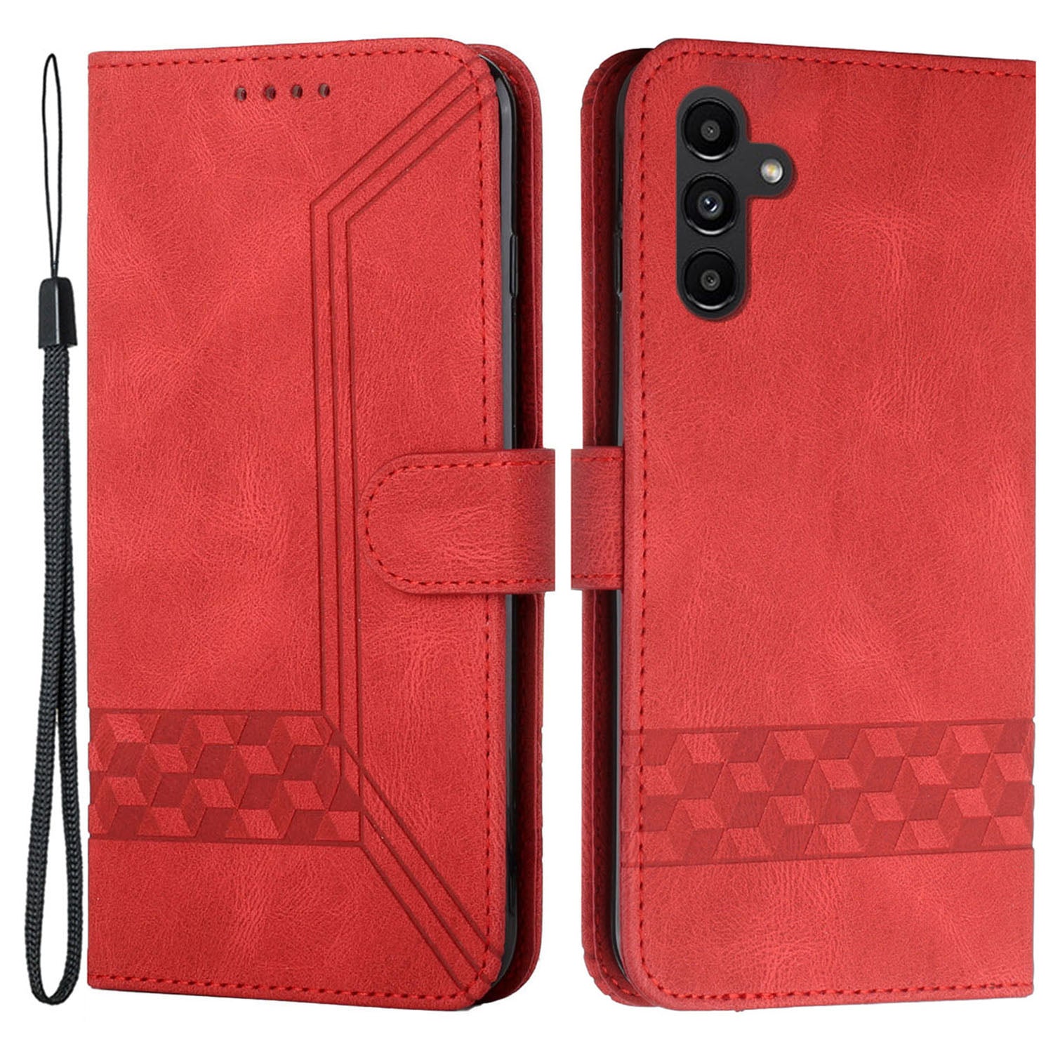 Řada YX0010 pro Samsung Galaxy A14 5G stojánek na peněženku na telefon Pouzdro na telefon PU kožený kryt s potiskem