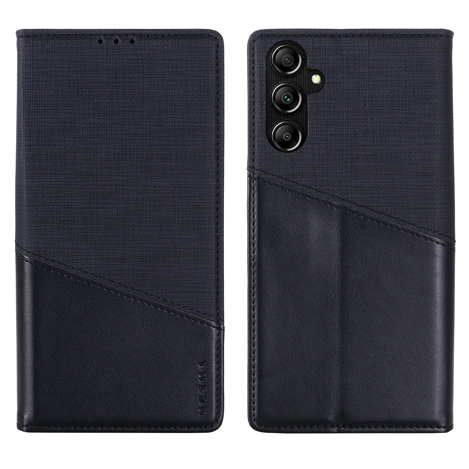 MUXMA MX109 Wallet Stand Case for Samsung Galaxy A14 4G / 5G RFID Blocking PU Leather Phone Cover