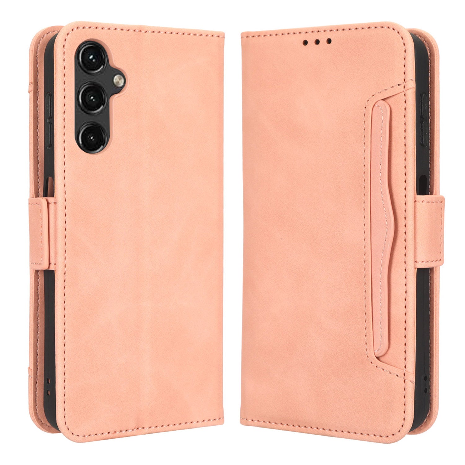 For Samsung Galaxy A24 4G / A24 5G Multiple Card Slots Phone Leather Case Wallet Stand Mobile Phone Cover