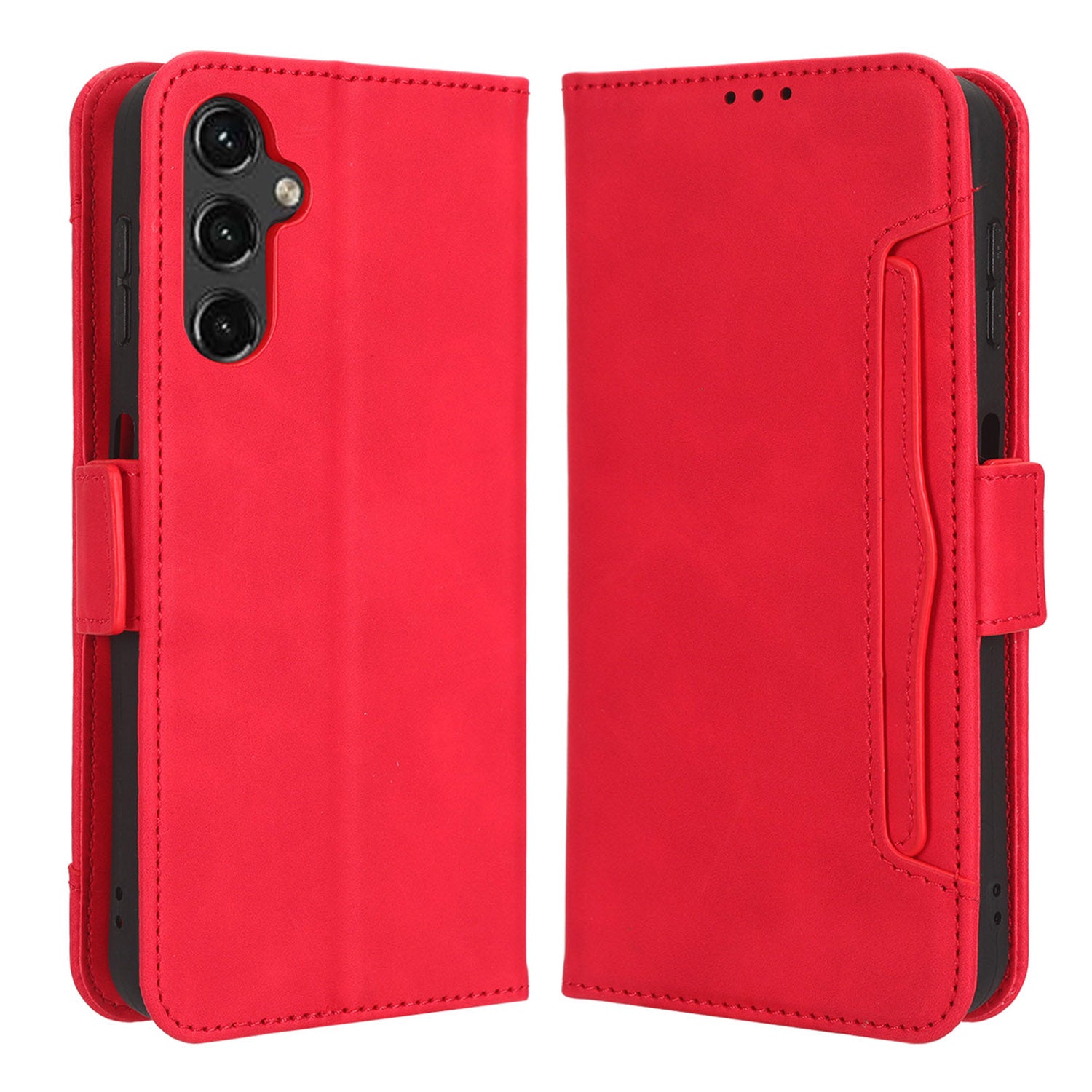 For Samsung Galaxy A24 4G / A24 5G Multiple Card Slots Phone Leather Case Wallet Stand Mobile Phone Cover