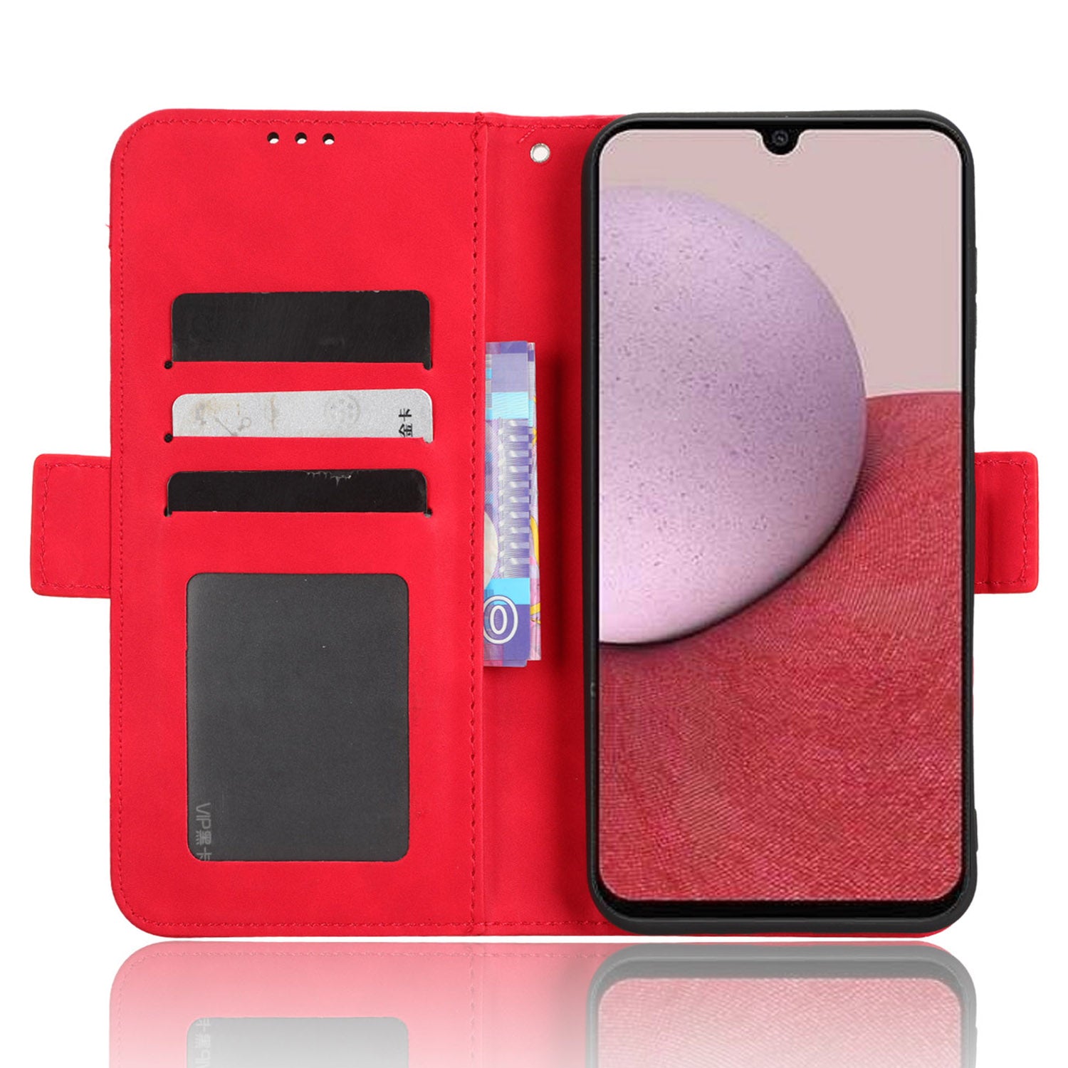 For Samsung Galaxy A24 4G / A24 5G Multiple Card Slots Phone Leather Case Wallet Stand Mobile Phone Cover