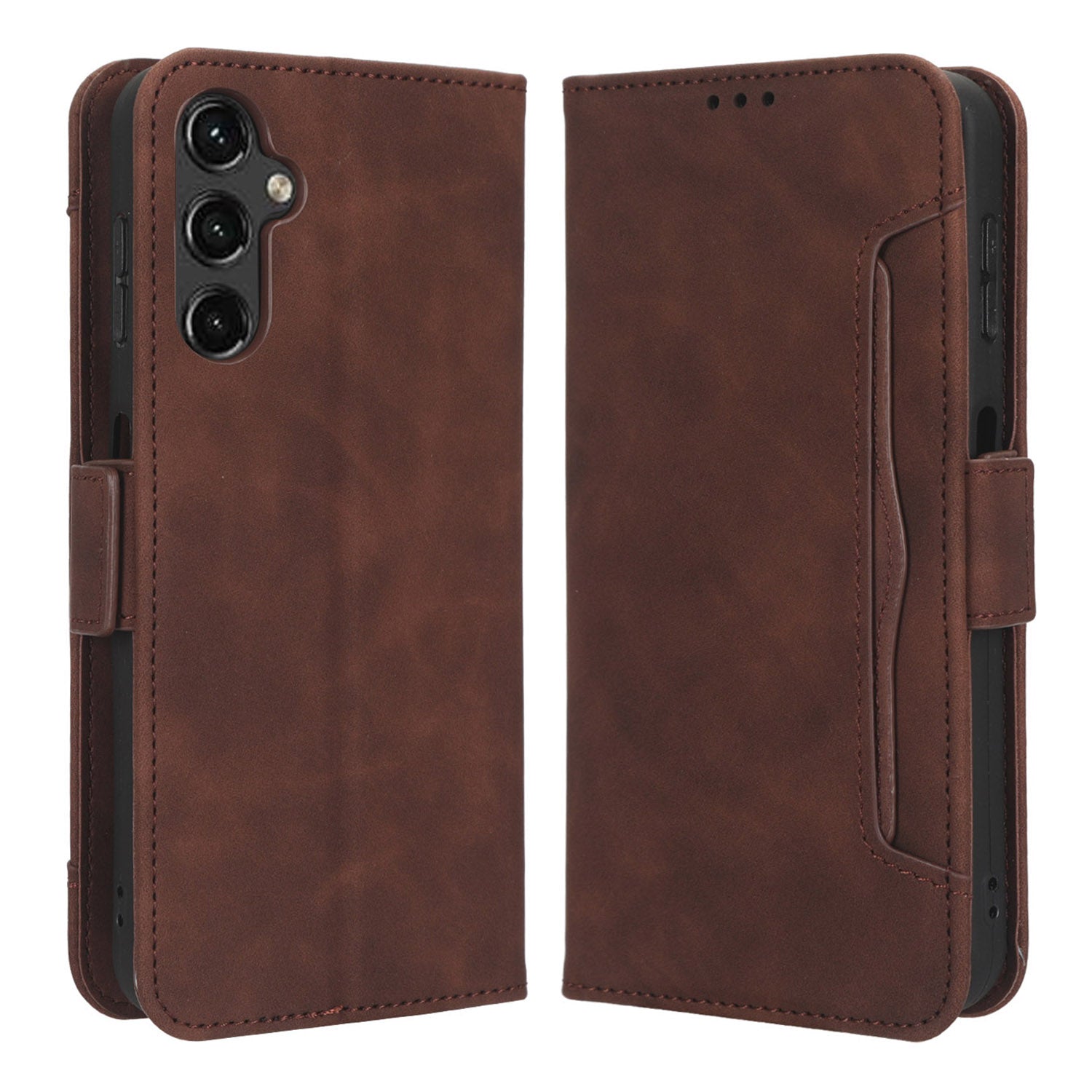 For Samsung Galaxy A24 4G / A24 5G Multiple Card Slots Phone Leather Case Wallet Stand Mobile Phone Cover