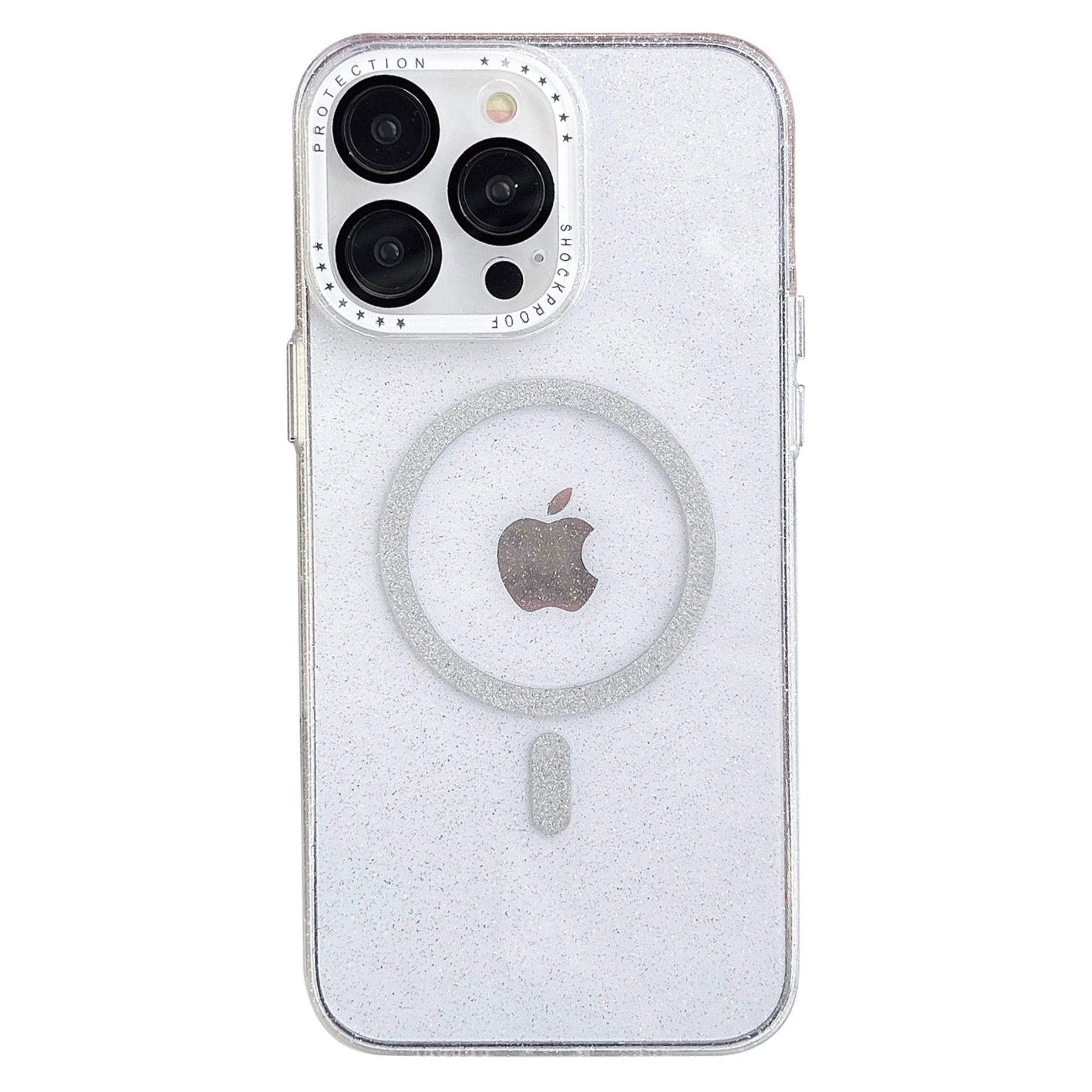 Slankt telefoncover til iPhone 14 Pro Glitrende TPU-cover Stødsikkert telefoncover Support Magnetisk opladning