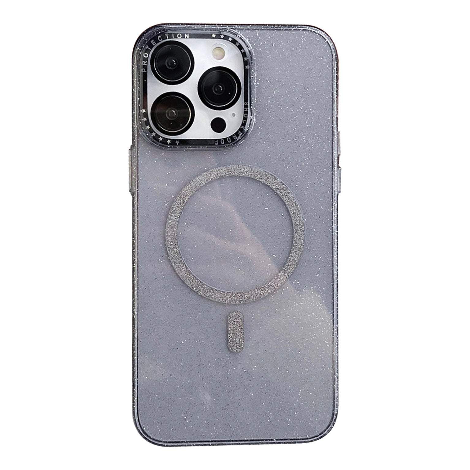 Slankt telefoncover til iPhone 14 Pro Glitrende TPU-cover Stødsikkert telefoncover Support Magnetisk opladning