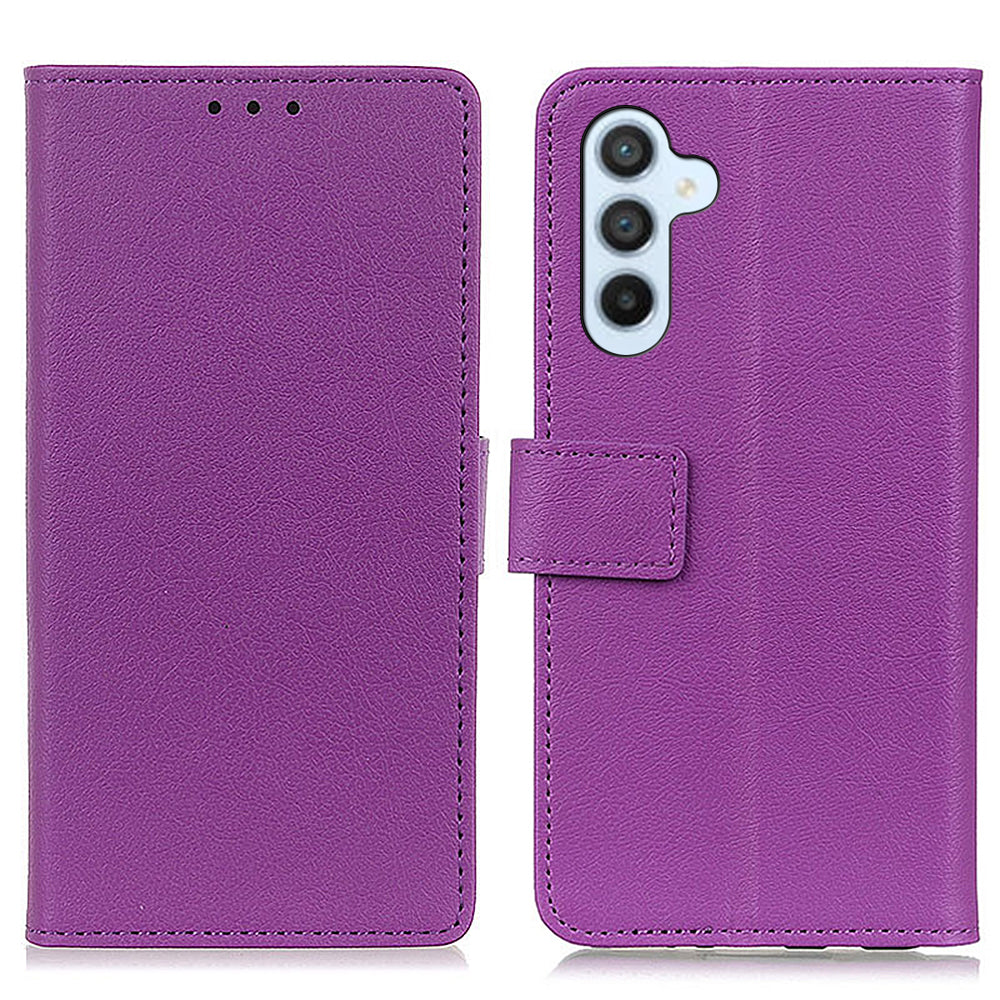 Phone Case Wallet for Samsung Galaxy M14 5G Anti-Shock PU Leather TPU Stand Phone Cover