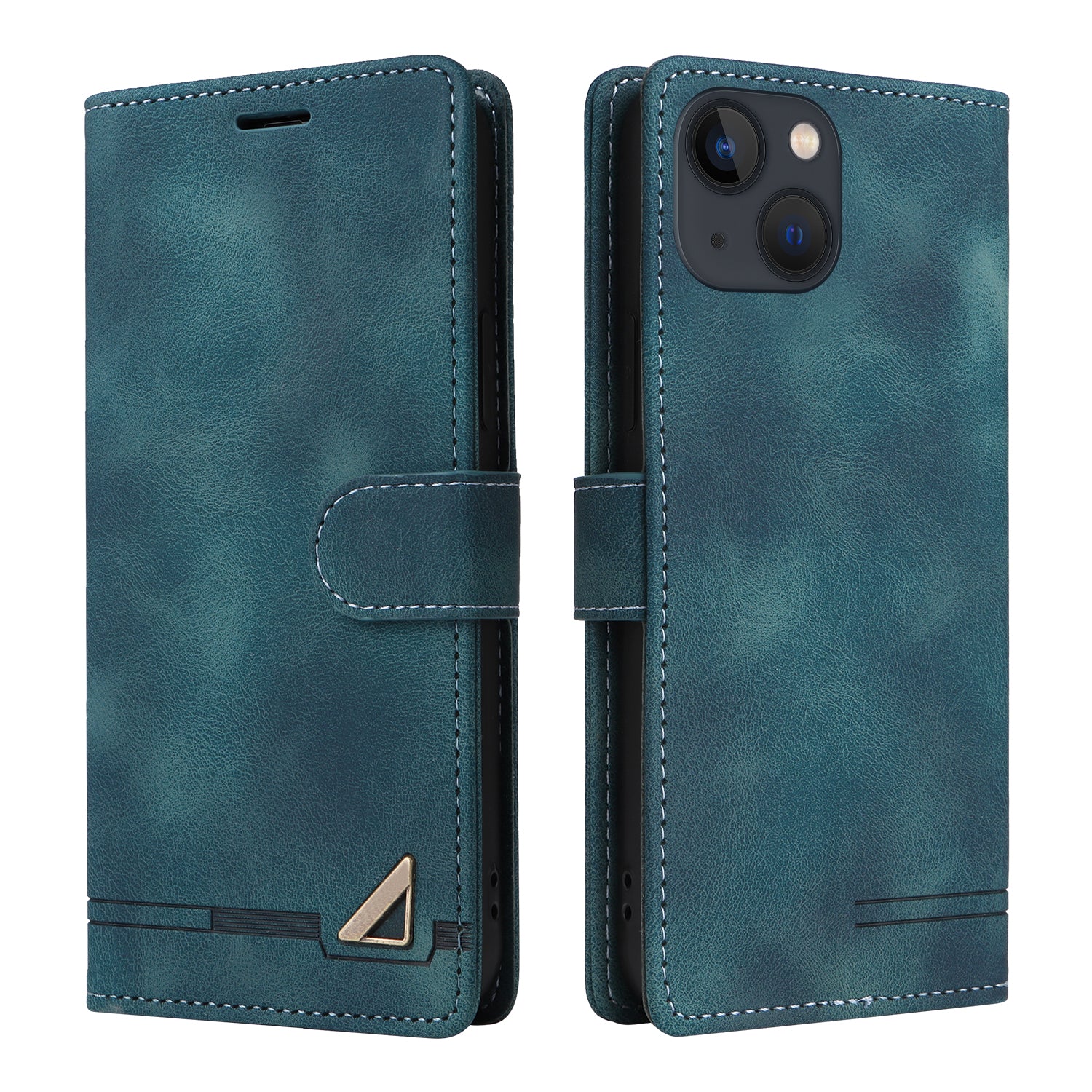 Řada 007 pro iPhone 14 Wallet Flip Cover PU kožený dotykový stojánek magnetické pouzdro na telefon