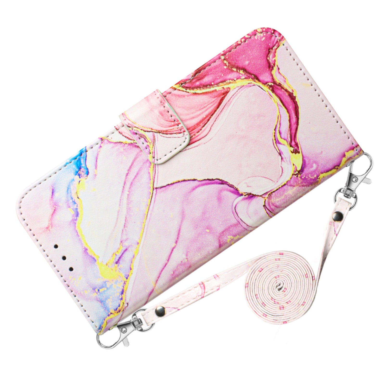 Leather Flip Cover for Samsung Galaxy A24 4G Phone Shell YB Pattern Printing Leather Series-6 Wallet Case