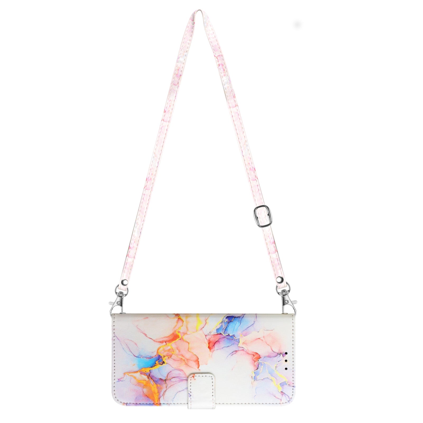 Leather Flip Cover for Samsung Galaxy A24 4G Phone Shell YB Pattern Printing Leather Series-6 Wallet Case