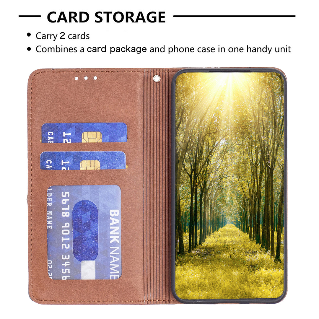 BF Imprinting Pattern Series-1 for Samsung Galaxy M14 5G Phone Case Stand Leather Card Holder Phone Cover