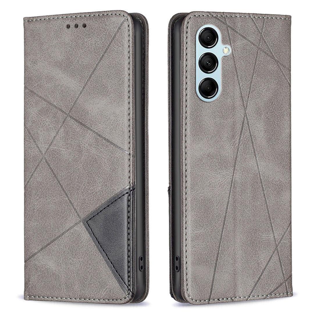 BF Imprinting Pattern Series-1 for Samsung Galaxy M14 5G Phone Case Stand Leather Card Holder Phone Cover