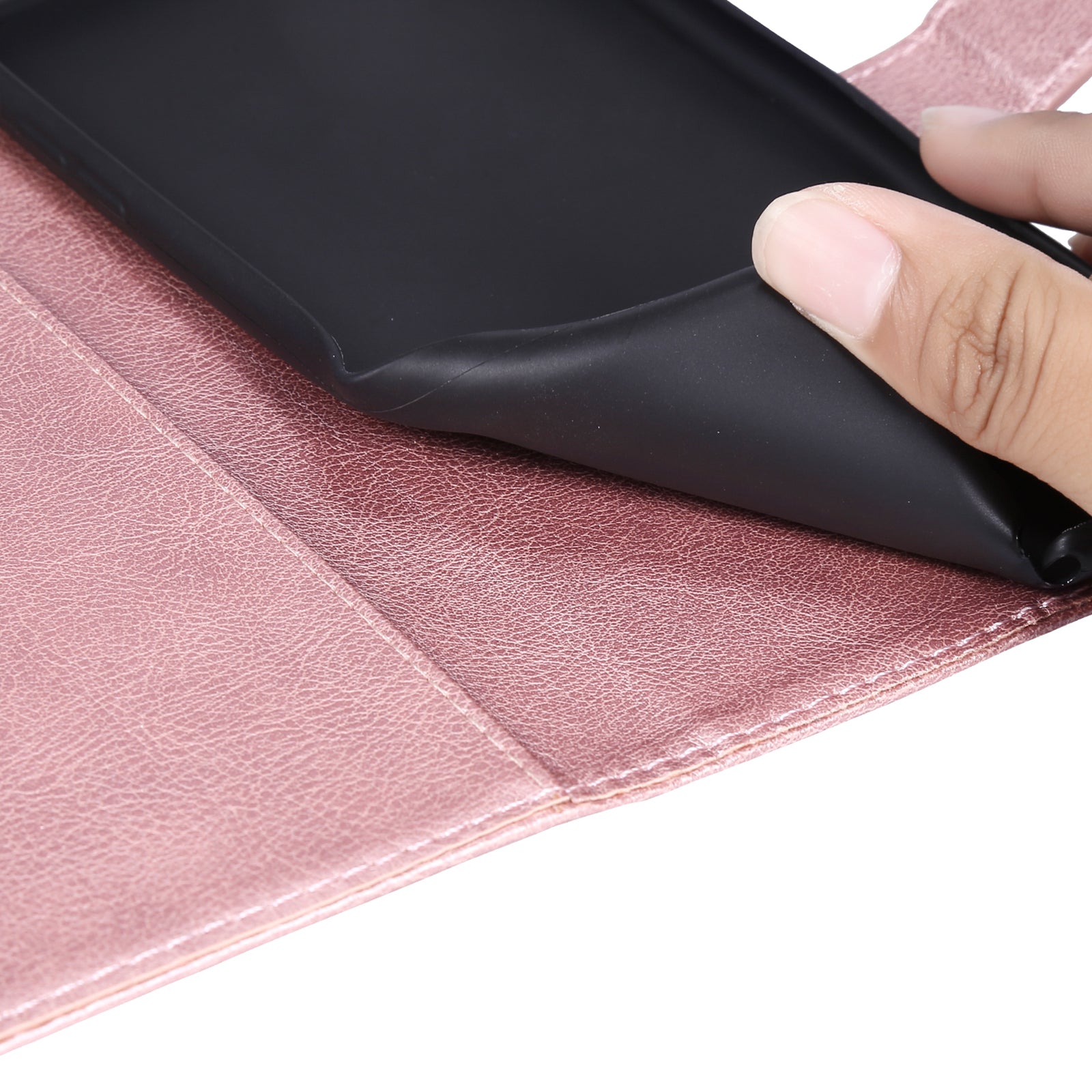 KT Leather Series-2 Stand Wallet Case for Samsung Galaxy A04e 4G / F04 4G / M04 4G Solid Color PU Leather Phone Cover with Strap