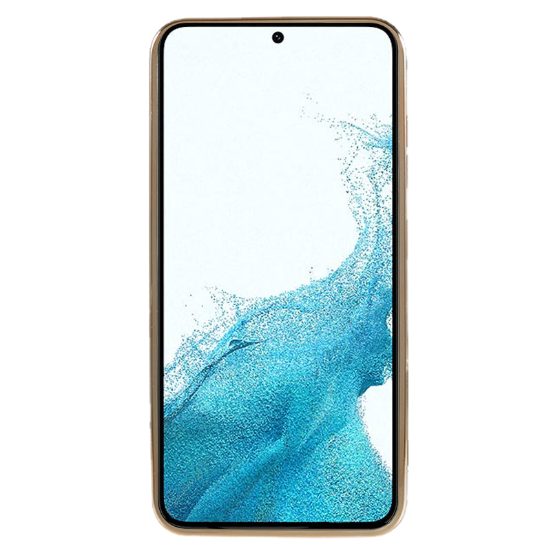 For Samsung Galaxy S22 5G Electroplating Phone Case Dual Color Anti-drop TPU Cover