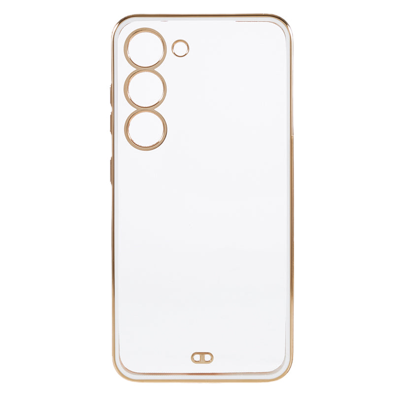 For Samsung Galaxy S23 Dual Color Electroplating Phone Case Soft TPU Phone Cover