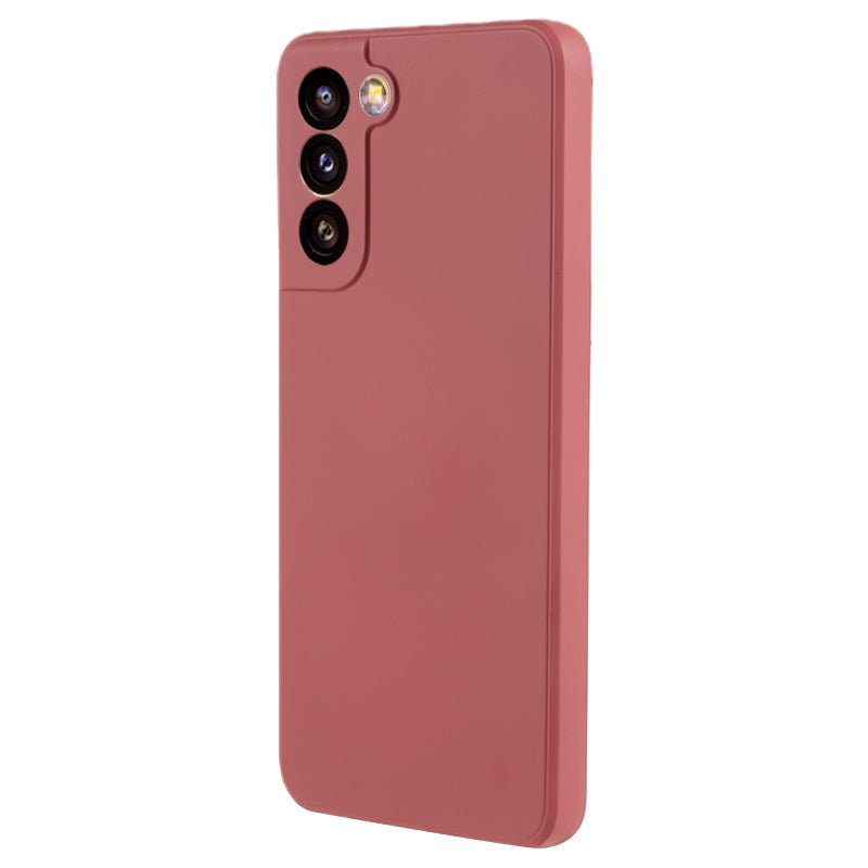 For Samsung Galaxy S21 5G Fiber Lining Back Shell TPU Case Rubberized Cell Phone Cover