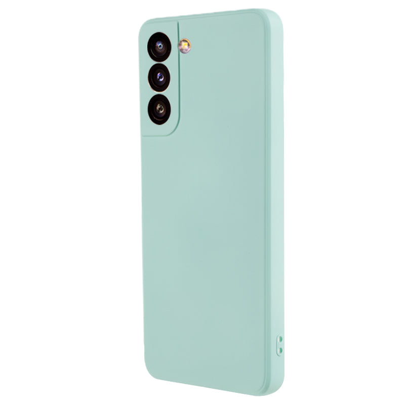 For Samsung Galaxy S21 5G Fiber Lining Back Shell TPU Case Rubberized Cell Phone Cover