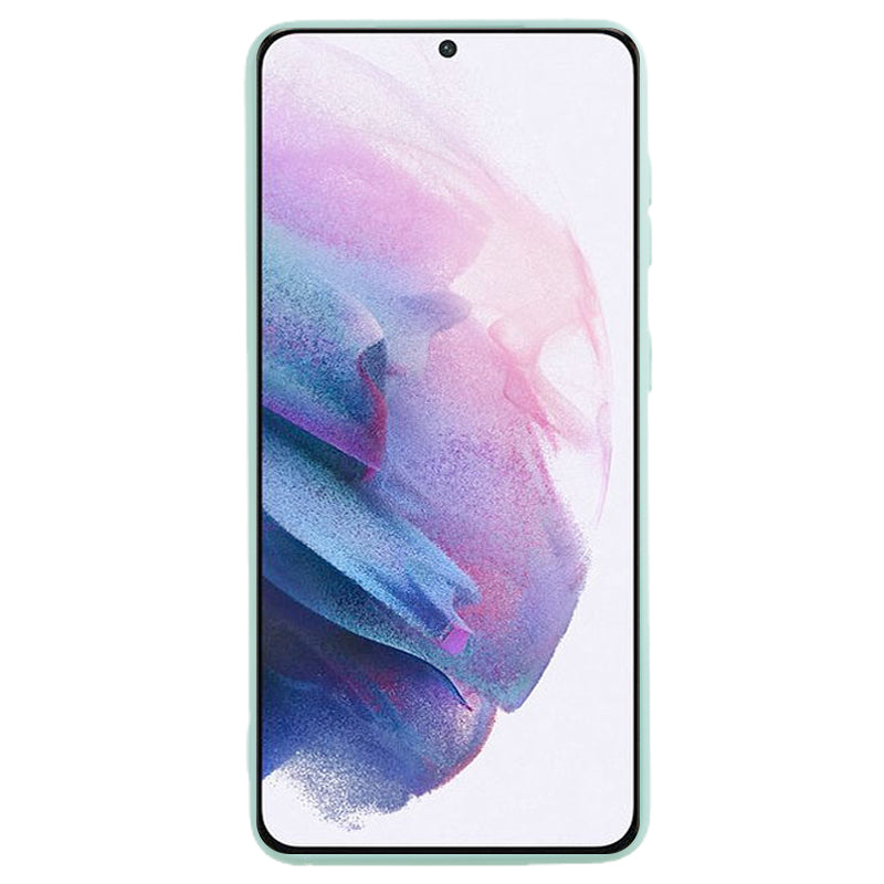 For Samsung Galaxy S21 5G Fiber Lining Back Shell TPU Case Rubberized Cell Phone Cover