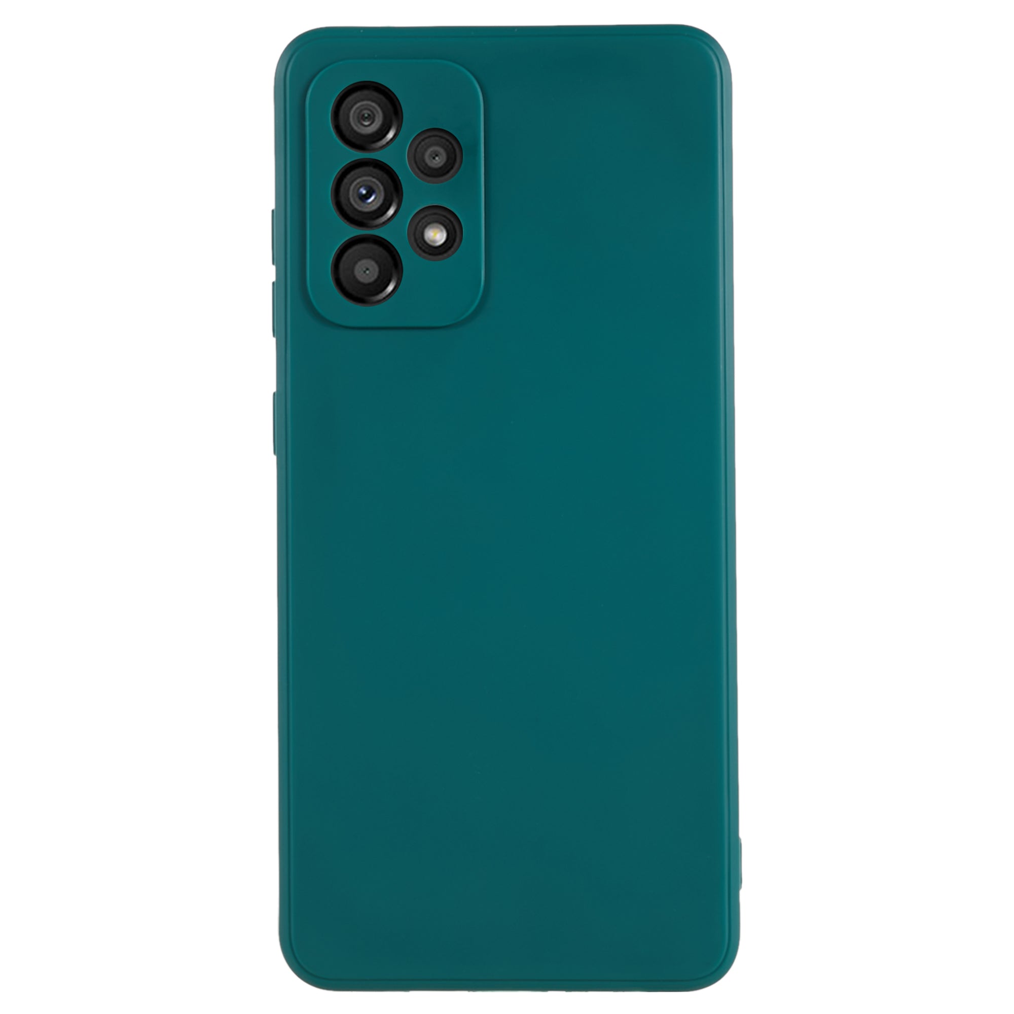 For Samsung Galaxy A52 5G Straight Edge TPU Phone Case Lens Precise Cutout Anti-drop Cover