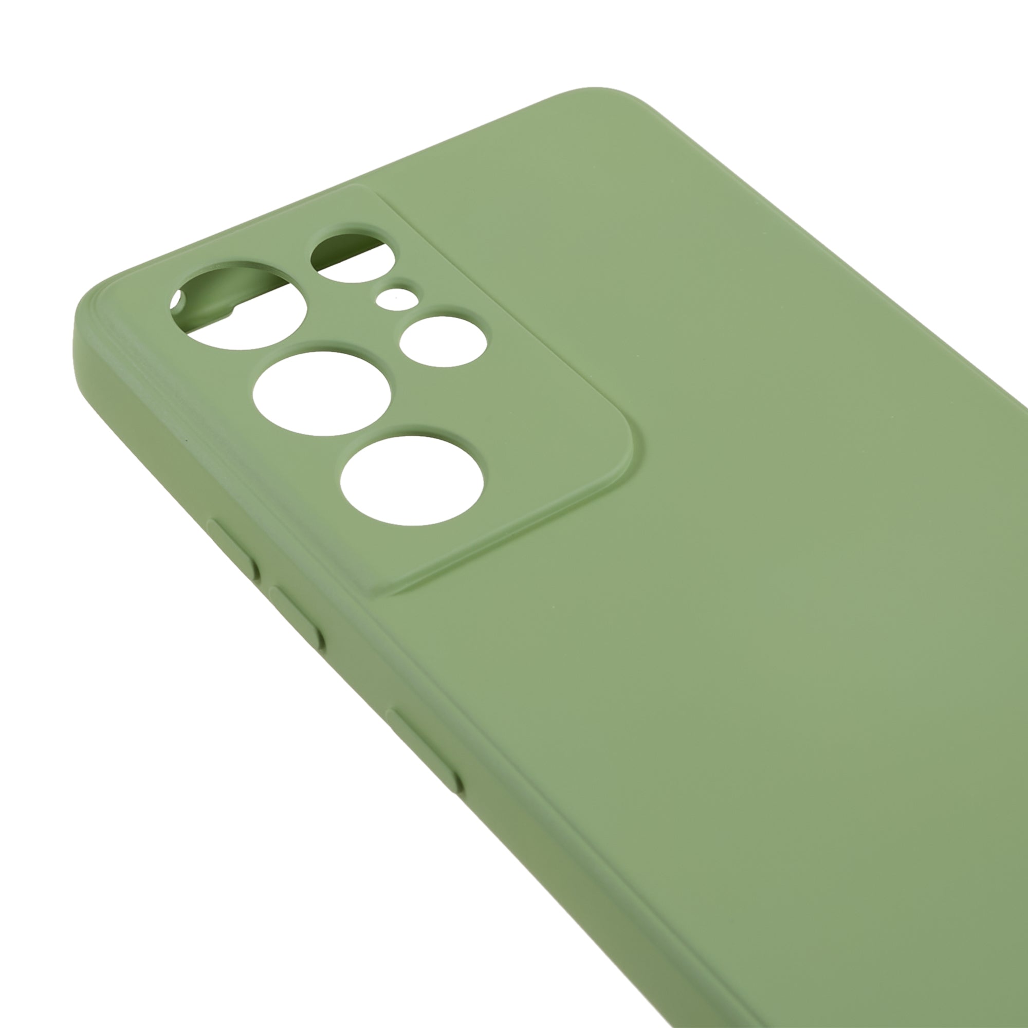 For Samsung Galaxy S21 Ultra 5G TPU Phone Case Fiber Lining Rubberized Cell Phone Cover