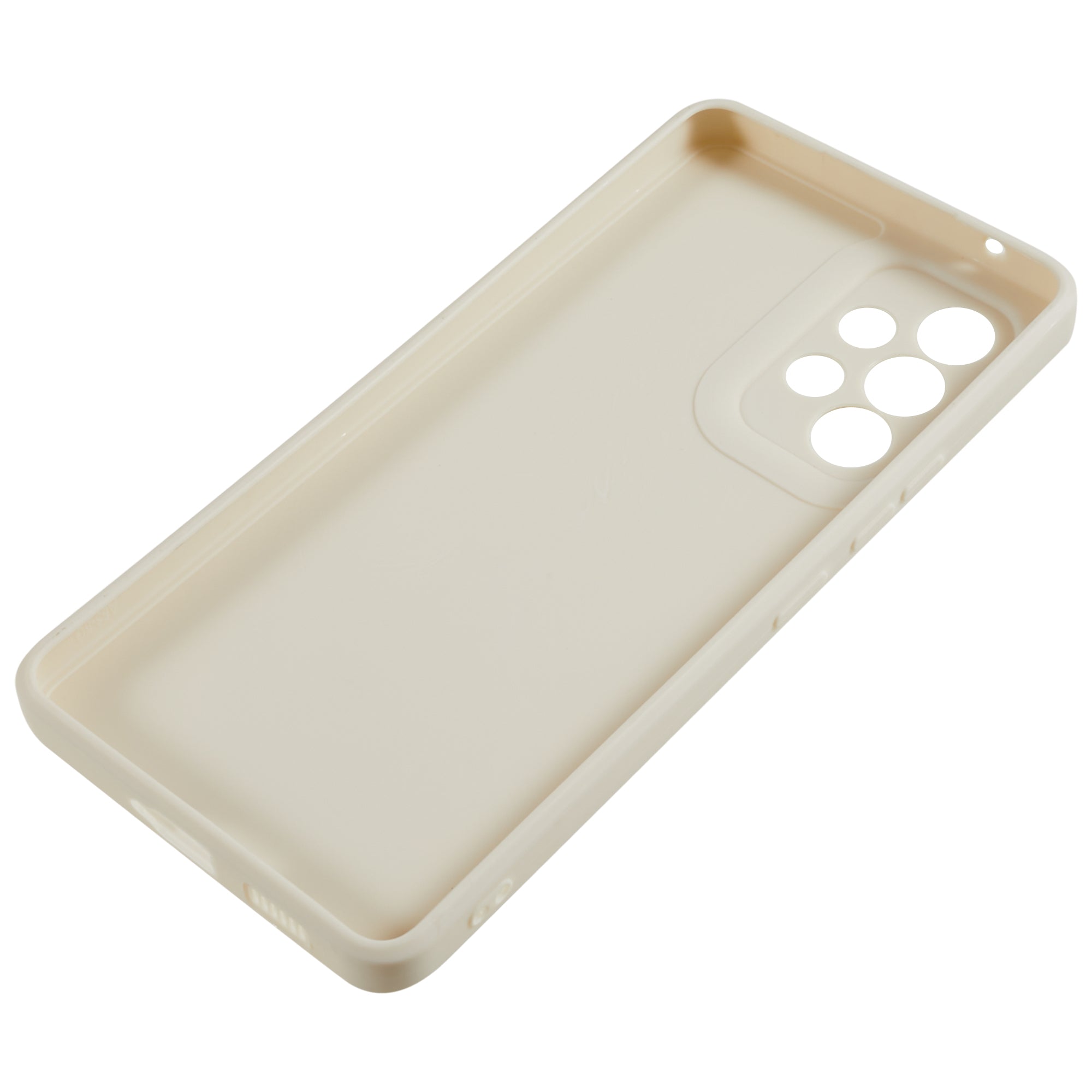 For Samsung Galaxy A53 5G Lens Precise Cutout Back Cover Straight Edge Flexible TPU Phone Case