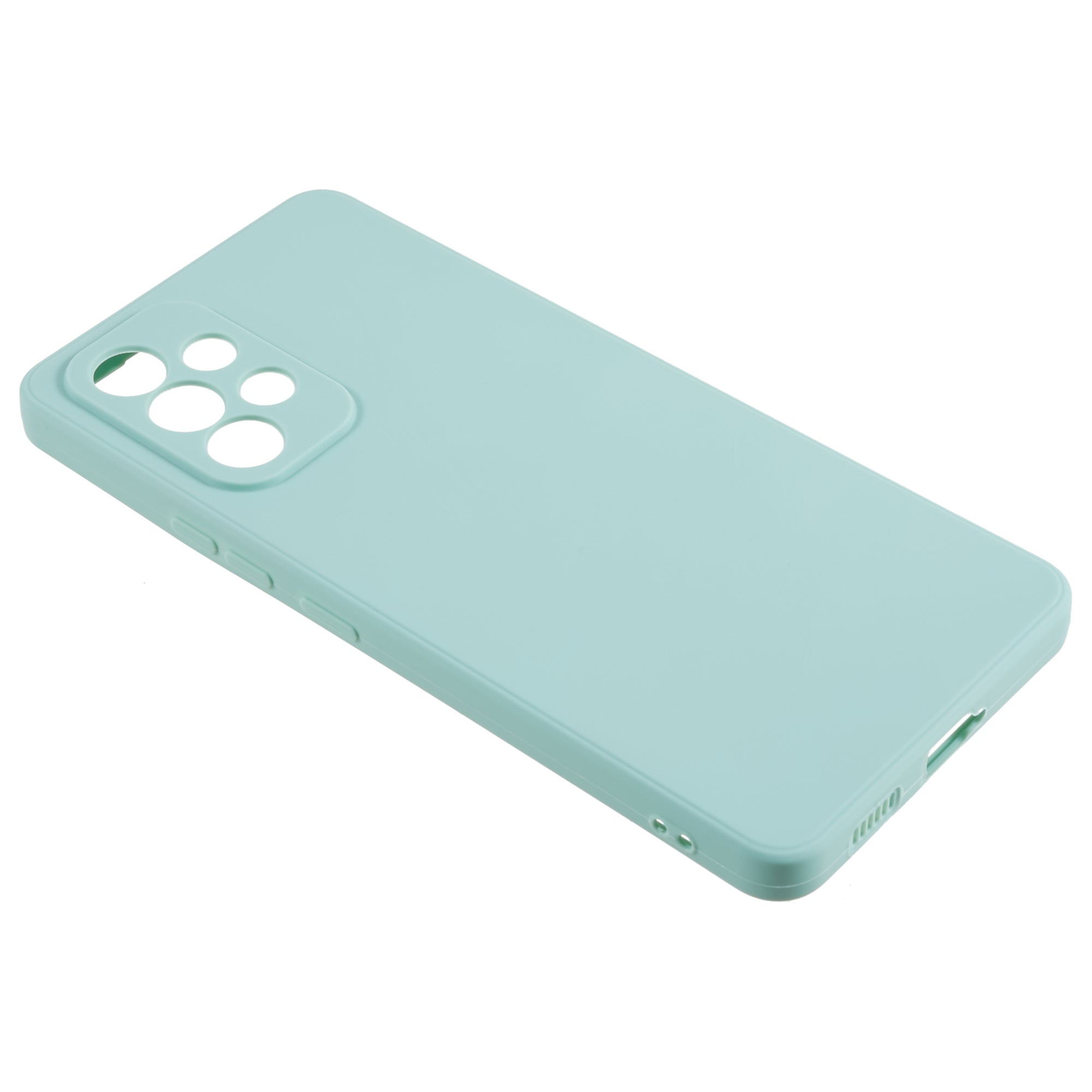 For Samsung Galaxy A53 5G Lens Precise Cutout Back Cover Straight Edge Flexible TPU Phone Case