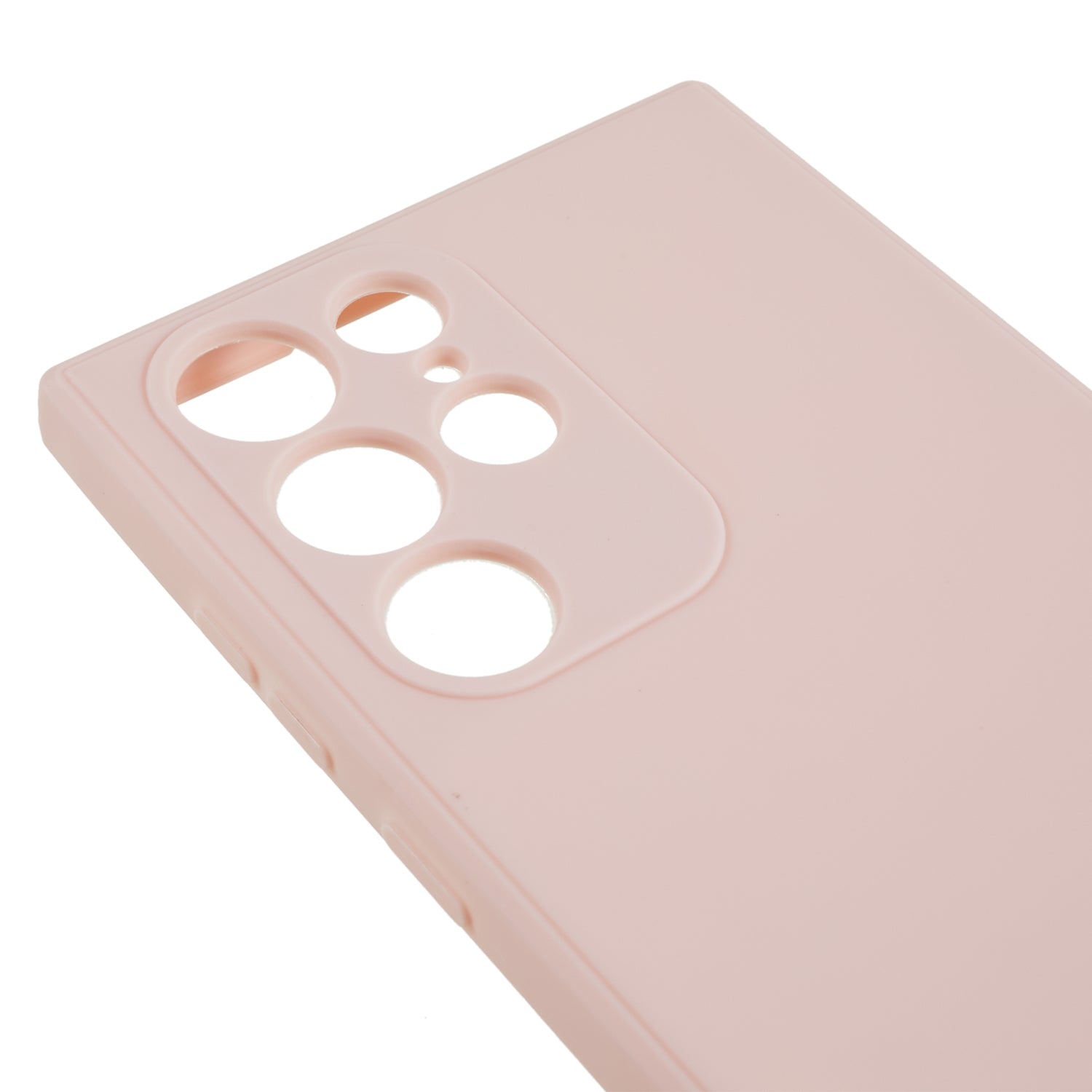 For Samsung Galaxy S22 Ultra 5G Straight Edge TPU Cover Lens Precise Cutout Candy Color Phone Case