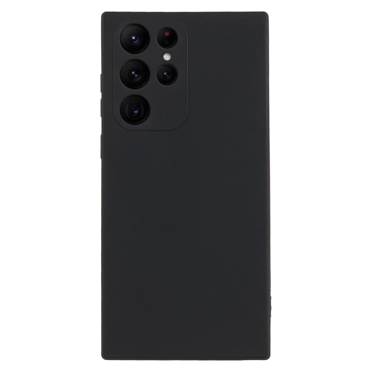 For Samsung Galaxy S22 Ultra 5G Straight Edge TPU Cover Lens Precise Cutout Candy Color Phone Case