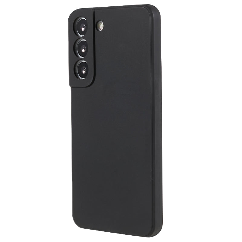 For Samsung Galaxy S22 5G Soft TPU Precise Cutout Phone Case Straight Edge Drop Protection Cover