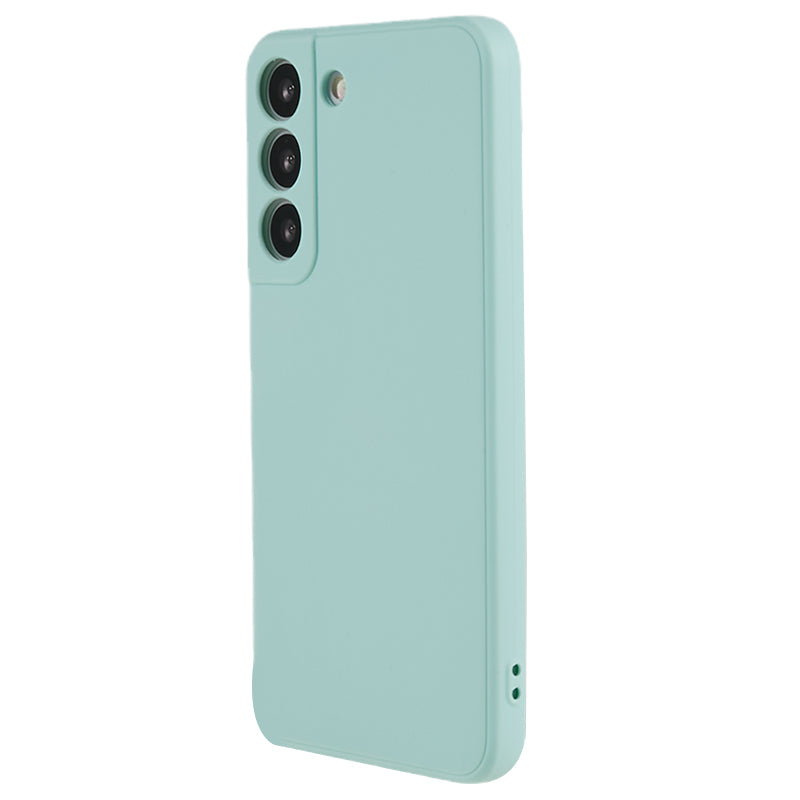 For Samsung Galaxy S22 5G Soft TPU Precise Cutout Phone Case Straight Edge Drop Protection Cover