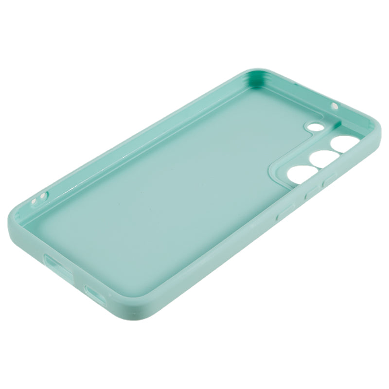 For Samsung Galaxy S22 5G Soft TPU Precise Cutout Phone Case Straight Edge Drop Protection Cover