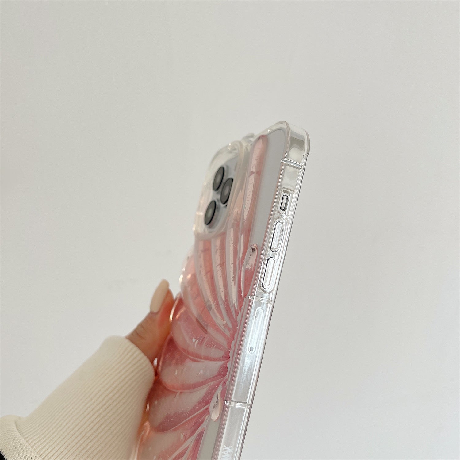 Pro iPhone 13 Pro 6,1palcový Sea Shell Style Phone Case Měkký TPU Glitter Epoxy Star ochranný kryt