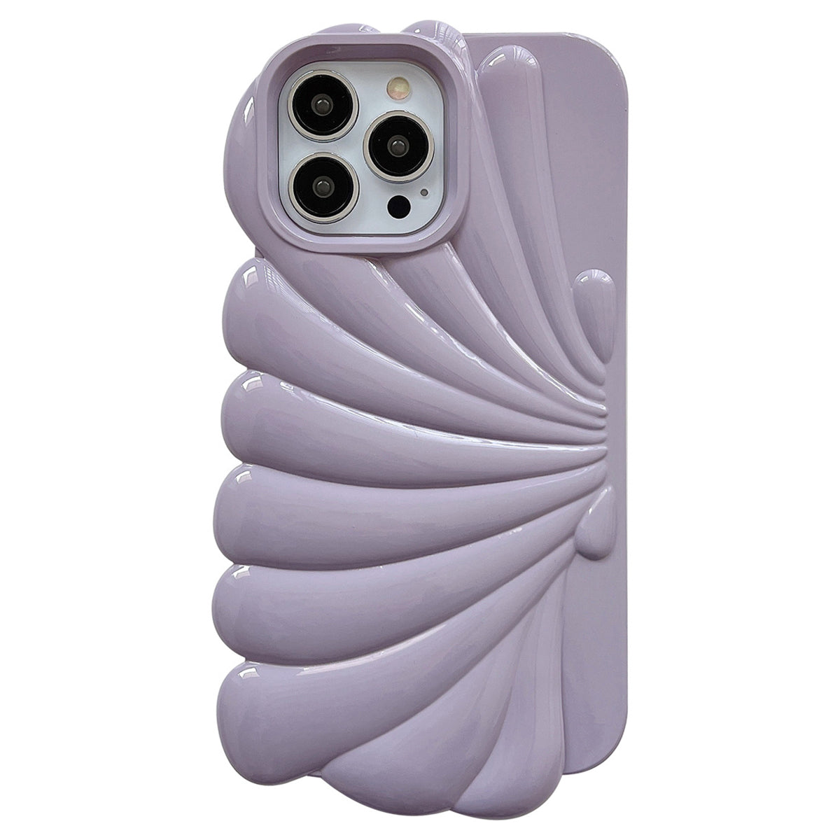 Seashell Shape telefoncover til iPhone 14 Pro Blank overflade blød TPU telefon beskyttelsescover